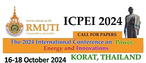 International Conference on Power, Energy and Innovations (ICPEI) ,CENTRE POINT HOTEL TERMINAL21 KORAT,THAILAND